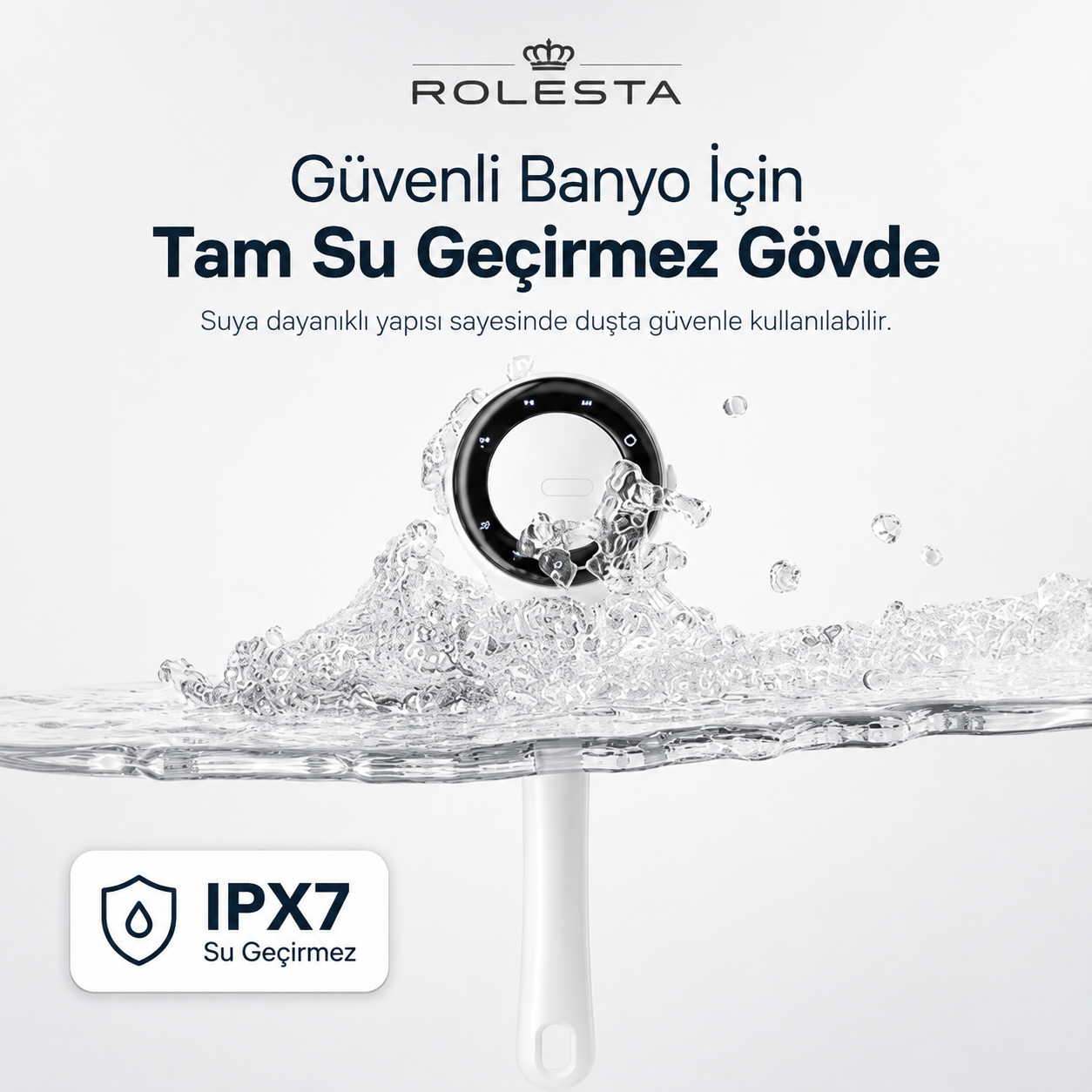 Rolesta® 5 Başlıklı Şarjlı Spa Duş Fırçası