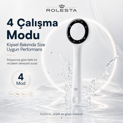 Rolesta® 5 Başlıklı Şarjlı Spa Duş Fırçası