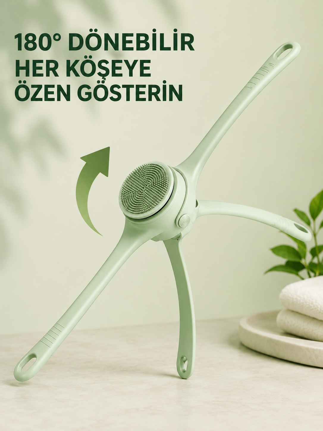 Rolesta® 5'i 1 Arada Şarjlı Spa Duş Fırçası